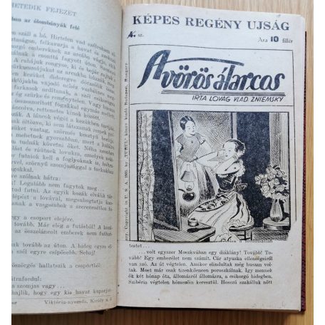 Lovag Vlad Zniemsky: A vörös álarcos  (folytatásos regény - Képes Regény Újság 1-176.)