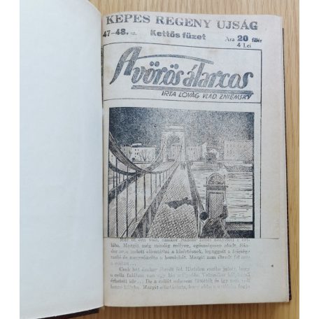 Lovag Vlad Zniemsky: A vörös álarcos  (folytatásos regény - Képes Regény Újság 1-176.)
