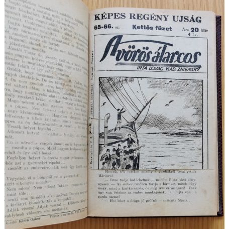 Lovag Vlad Zniemsky: A vörös álarcos  (folytatásos regény - Képes Regény Újság 1-176.)