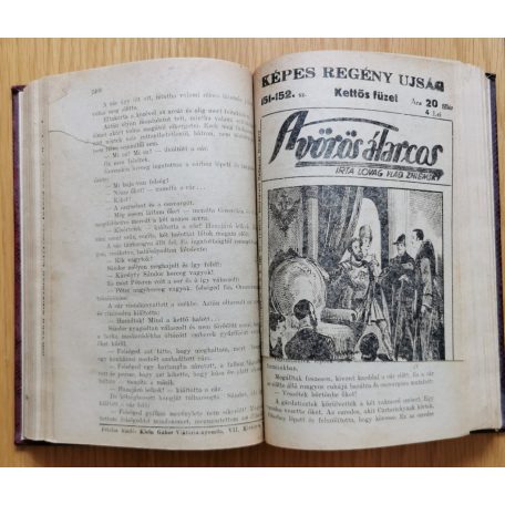 Lovag Vlad Zniemsky: A vörös álarcos  (folytatásos regény - Képes Regény Újság 1-176.)