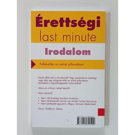 Diószegi Endre: Érettségi last minute – Irodalom 