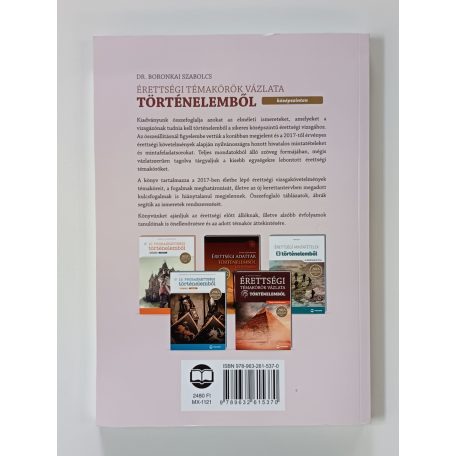 Érettségi témakörök vázlata történelemből – Középszint (2017-től érvényes)