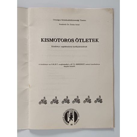 Kismotoros ötletek - Kézikönyv segédmotoros kerékpárosoknak