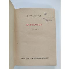 Hunya István: Kubikosok