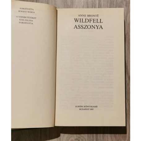 Anne Brontë: Wildfell asszonya