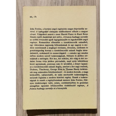 John Fowles: A Francia Hadnagy Szeretője
