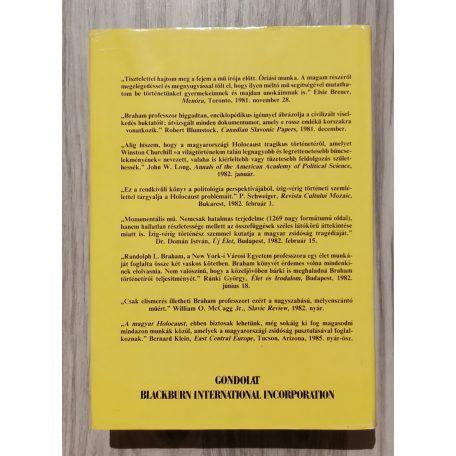 Randolph L. Braham: A magyar holocaust I-II.