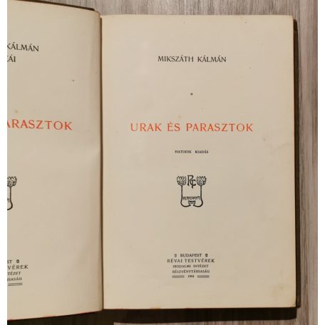 Mikszáth Kálmán: Urak és parasztok