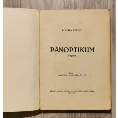  Blazsek Ferenc: Panoptikum - Regény