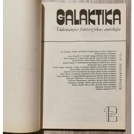 Kuczka Péter (szerk.): Galaktika 12. - Bugariu-Kernbach-Colin