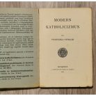 Prohászka Ottokár: Modern katholicizmus