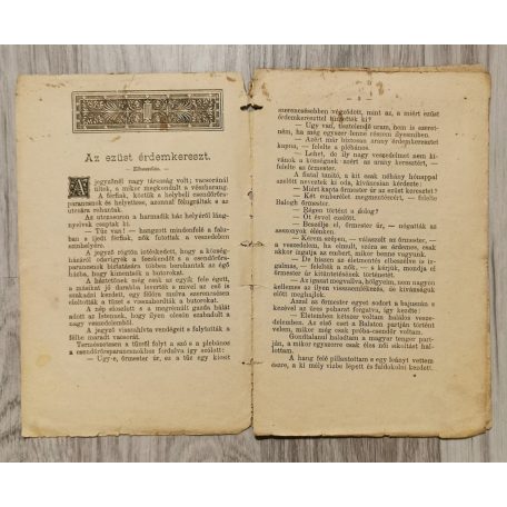 Az ezüst érdemkereszt - elbeszélés (Csendőr történet)