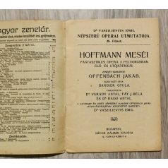 Hoffmann meséi - Fantasztikus opera 3 felvonásban 