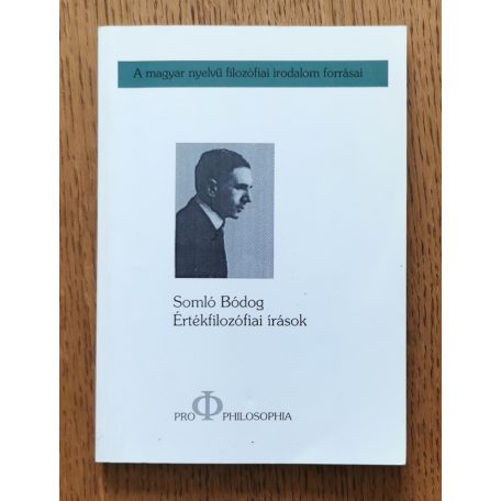 Somló Bódog: Értékfilozófiai írások
