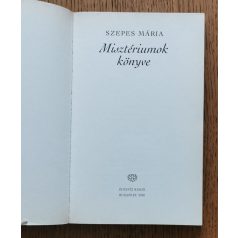Szepes Mária: Misztériumok könyve