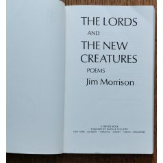 Jim Morrison: The Lords and the new creatures