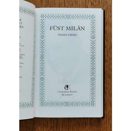 Füst Milán összes versei