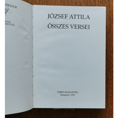 Domokos Mátyás (szerk.): József Attila összes versei