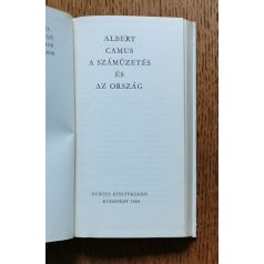 Albert Camus: A számüzetés és az ország