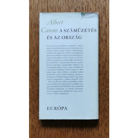 Albert Camus: A számüzetés és az ország