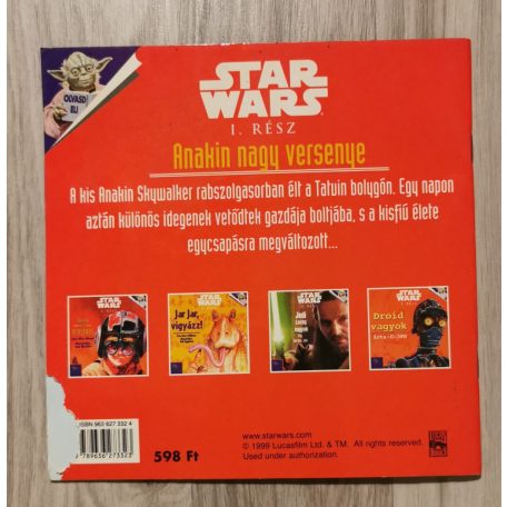 Star Wars I. rész - Matricás füzetek 3 darab (Jedi-lovag vagyok, Anakin nagy versenye, Droid vagyok)