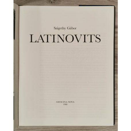 Szigethy Gábor: Latinovits (fényképalbum)