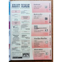   Arany Oldalak - A szakmai telefonkönyv - Csongrád megye 1999/2000 