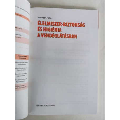Horváth Péter: Élelmiszer- biztonság és higiénia a vendéglátásban