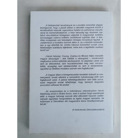 Csorba Béla - Matuska Márton - Ribár Béla, Dr.: Rémuralom a Délvidéken