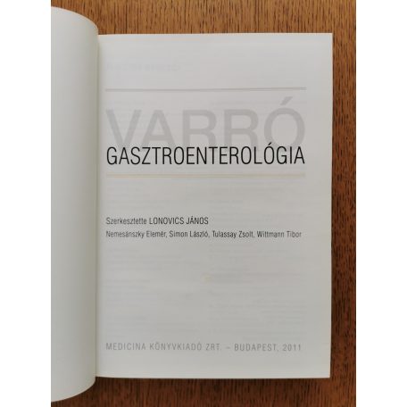 Lonovics János (szerk.): Varró - Gasztroenterológia 