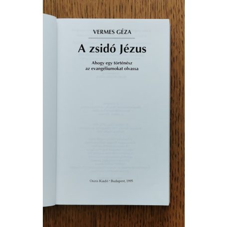 Vermes Géza: A zsidó Jézus