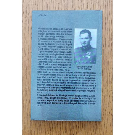 Bondor Vilmos: A világégés hadszínterein