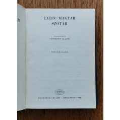 Györkösy Alajos: Magyar-Latin Szótár