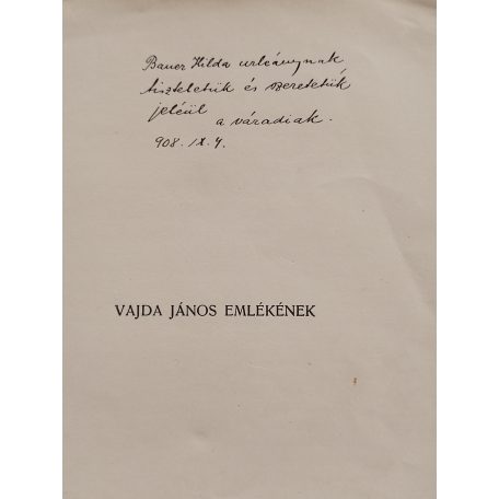 A Holnap. Juhász Gyula dedikációjával!