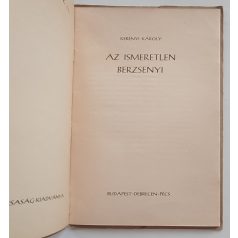 Kerényi Károly: Az ismeretlen Berzsenyi