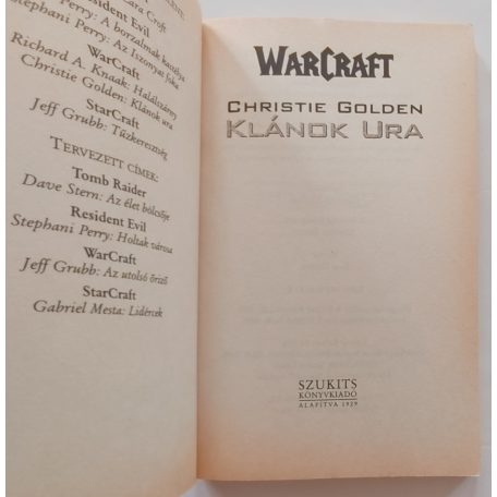 Christie Golden: Klánok ura - Warcraft