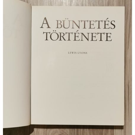 Lewis Lyons: A büntetés története