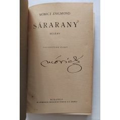 Móricz Zsigmond: Sárarany (Aláírt!)