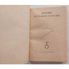 Höllrigl József: Historic hungarian costumes