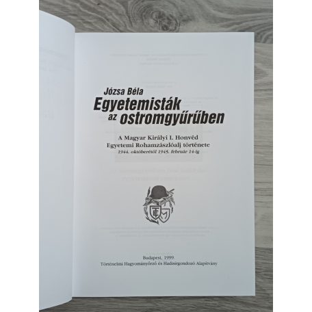 Józsa Béla: Egyetemisták az ostromgyűrűben