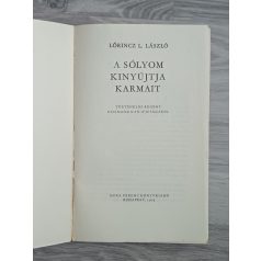   Lőrincz L. László: A sólyom kinyújtja karmait (1. kiadás)