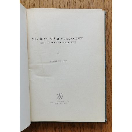Mezőgazdasági munkagépek I-II. (1961)