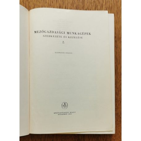 Mezőgazdasági munkagépek I-II. (1961)