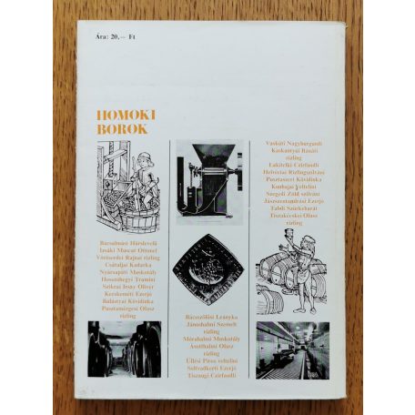 Kádár Gyula: Homoki bor készítése és kezelése