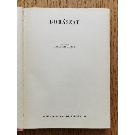 Rakcsányi László (szerk.): Borászat