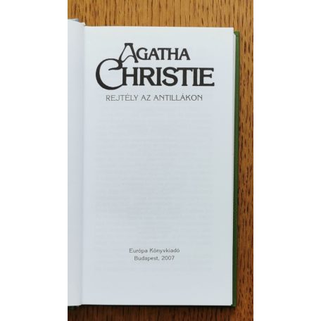 Agatha Christie: Rejtély az Antillákon