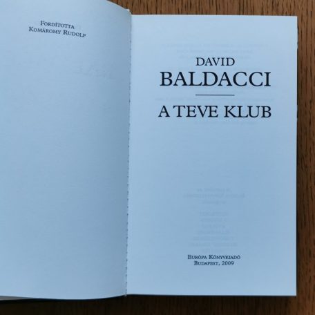 David Baldacci: A teve klub 