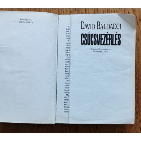 David Baldacci: Csúcsvezérlés