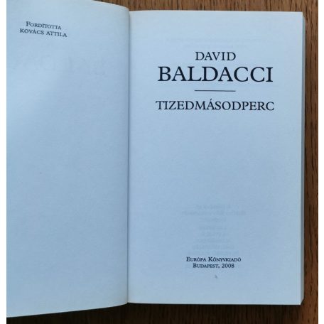 David Baldacci: Tizedmásodperc