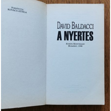 David Baldacci: A nyertes